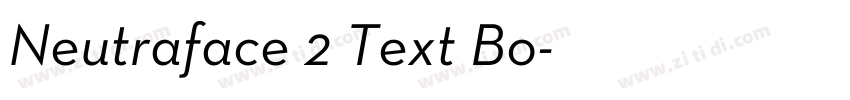 Neutraface 2 Text Bo字体转换